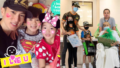 Wu Chun And His Kids Went Out To Donate Items To Hospital Patients And The Internet Is Loving It
