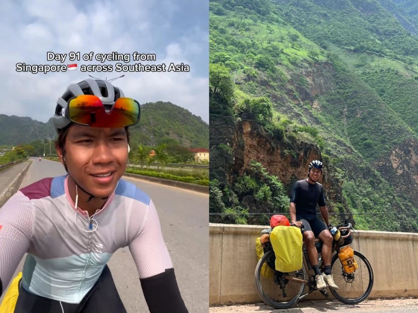 trending Tampines to China S porean goes viral with inspiring online diary of cycling 4 800km TODAY