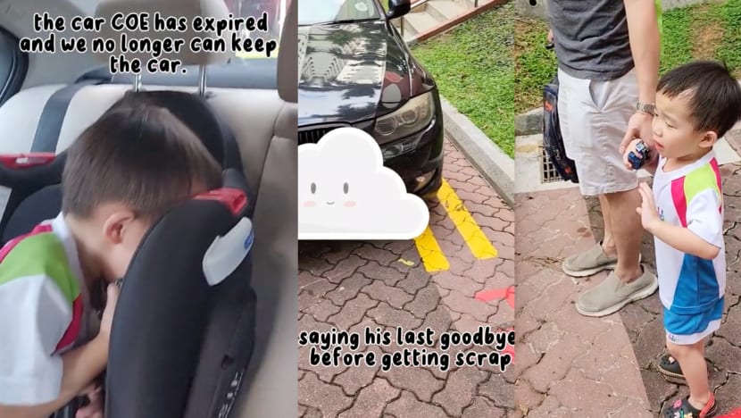 4-Year-Old S’porean Kid Cries When Family Has To Give Up Their Car After COE Expires; Offers Piggy Bank Money To Save It
