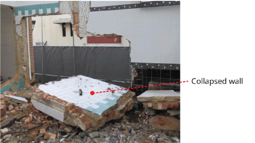 Worker dies after wall he was hacking at Serangoon Gardens home collapses on him Worker dies after wall he was hacking at Serangoon Gardens home collapses on him