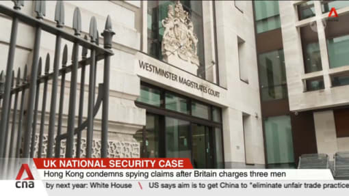 Britain summons Chinese ambassador over Hong Kong spying charges