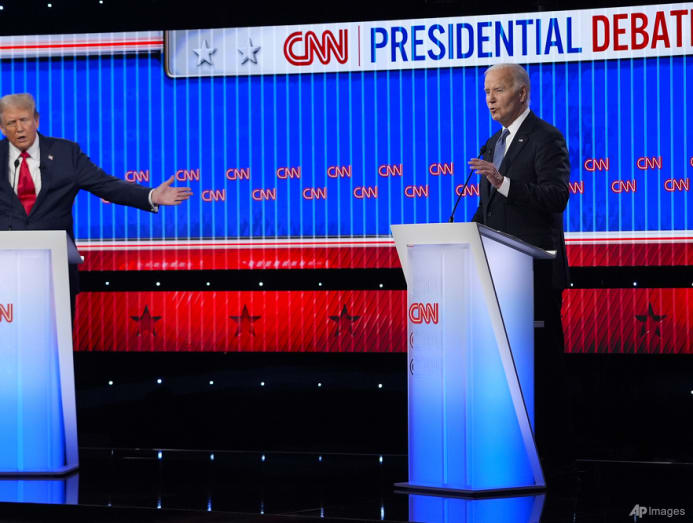 Biden falters as Trump unleashes barrage of falsehoods at first debate