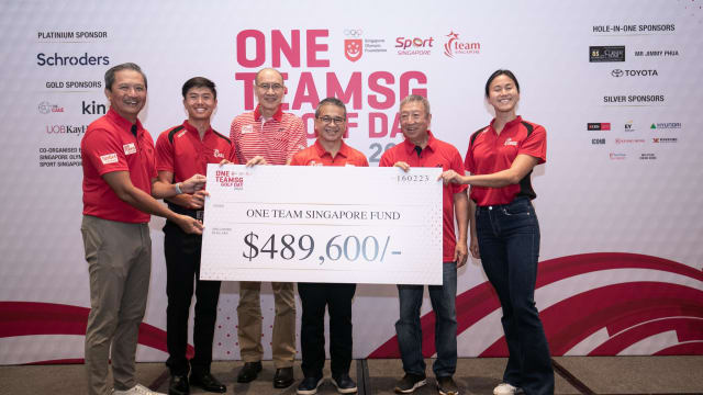 首届新加坡团队高尔夫球日 筹得近49万元