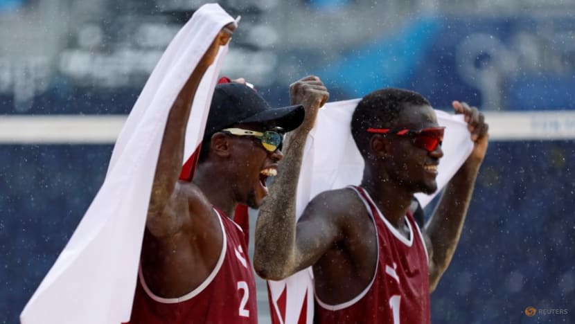 Beach volleyball: Qatar's men pair wins bronze in Tokyo Games Beach volleyball: Qatar's men pair wins bronze in Tokyo Games