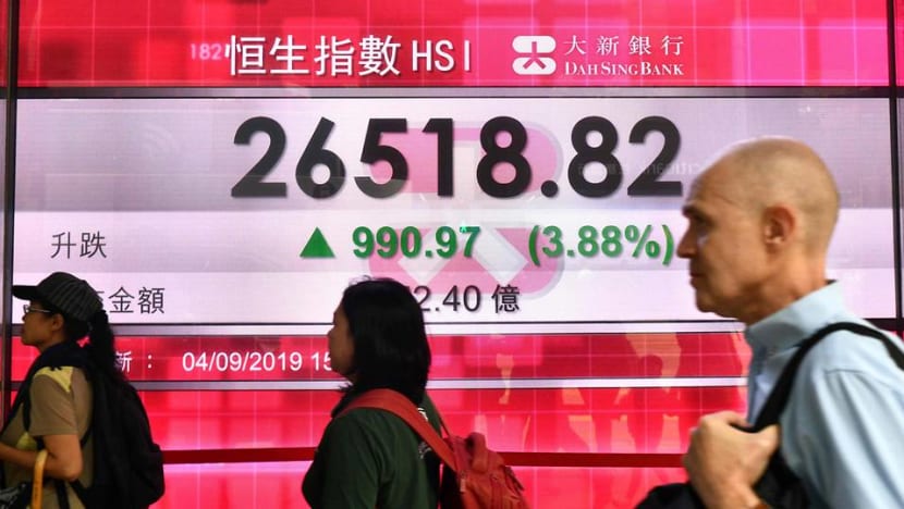 Hong Kong shares jump to 1-month high on news that Carrie Lam will withdraw controversial Bill