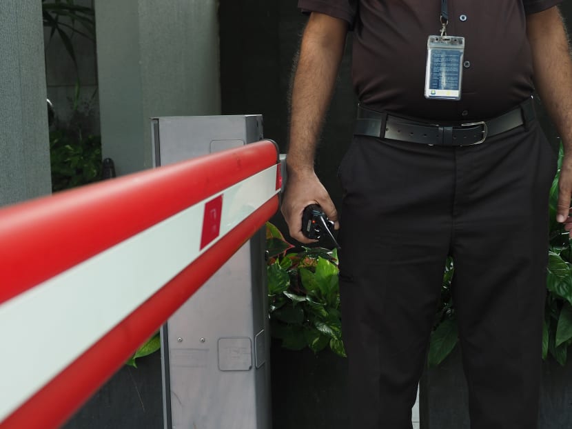 At some condominiums, security guards and their agencies are punished for things as trivial as failing to ensure that cars are parked within the designated line markings, and not responding quickly enough to WhatsApp messages from the condo management, for example. At some condominiums, security guards and their agencies are punished for things as trivial as failing to ensure that cars are parked within the designated line markings, and not responding quickly enough to WhatsApp messages from the condo management, for example.