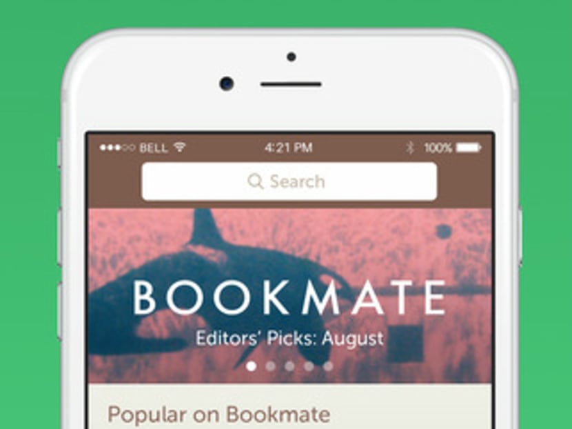 Screenshot of Bookmate App from iTunes store