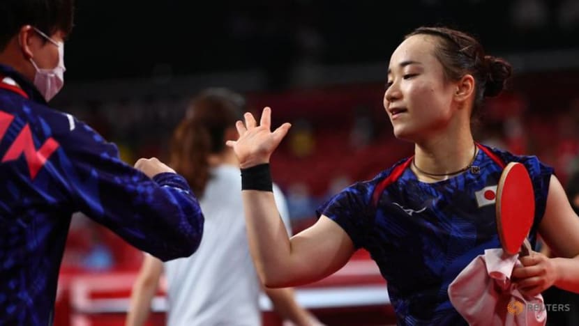 Olympics-Table Tennis-Japanese singles medal favourite Ito fired up after wins Olympics-Table Tennis-Japanese singles medal favourite Ito fired up after wins