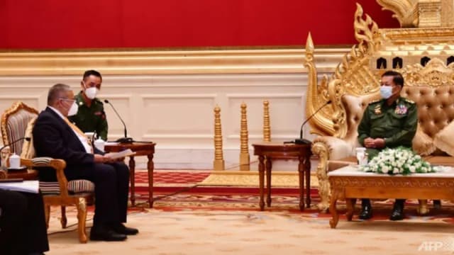 亚细安代表 同缅甸军方举行会谈