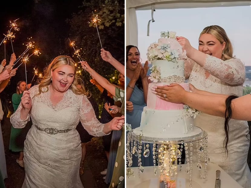 No groom? No problem. 27-year-old Kayley Stead from Wales celebrated her wedding solo on Sept 15 after being ditched by her groom on her wedding day. 