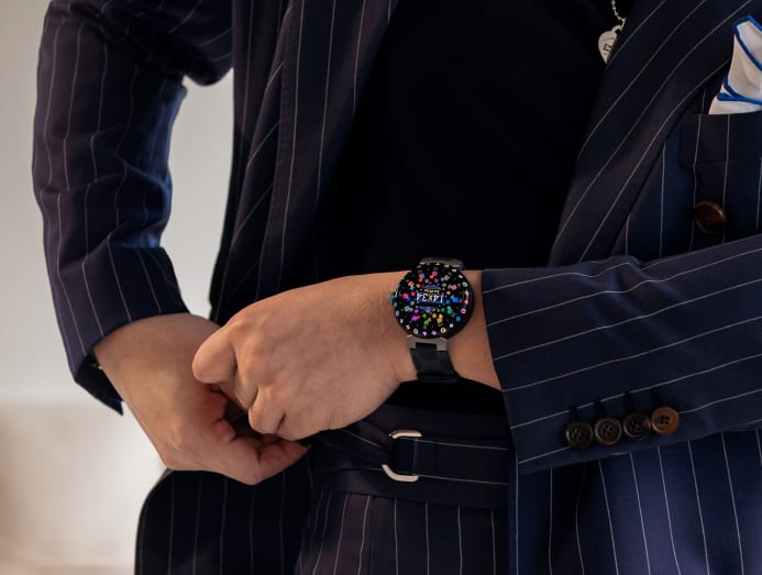 Smart Watch Louis Vuitton Tambour H.With Strap 2019 ￼model 2nd Version For  Sale￼