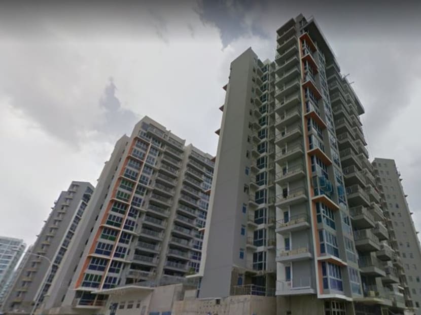 The police were alerted to a dispute at 5.55am on Tuesday (May 1) at Q Bay Residences at 3 Tampines Street 86. They found the woman, who had fallen from the window of the bedroom, at the foot of the block.