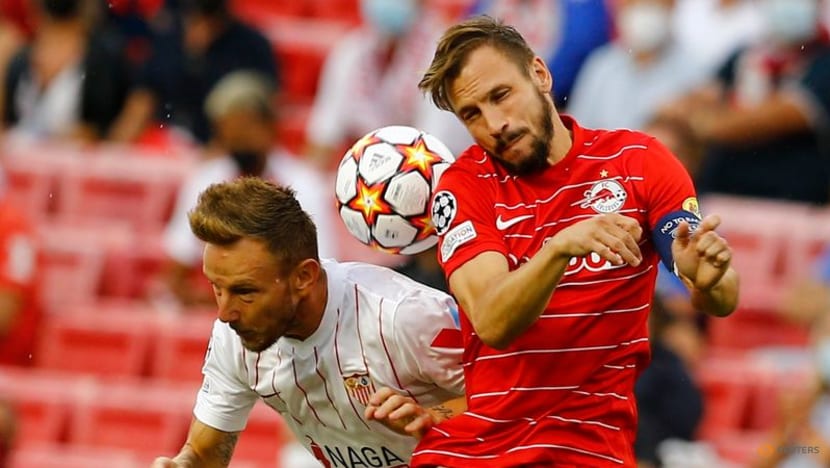 Football: Sevilla draw with Salzburg after four first-half penalties awarded Football: Sevilla draw with Salzburg after four first-half penalties awarded
