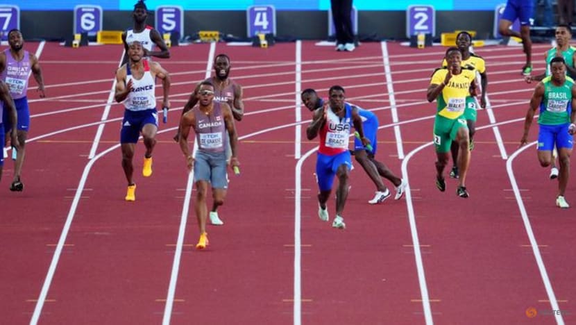 Canada win men's 4x100 relay at World Championships Canada win men's 4x100 relay at World Championships