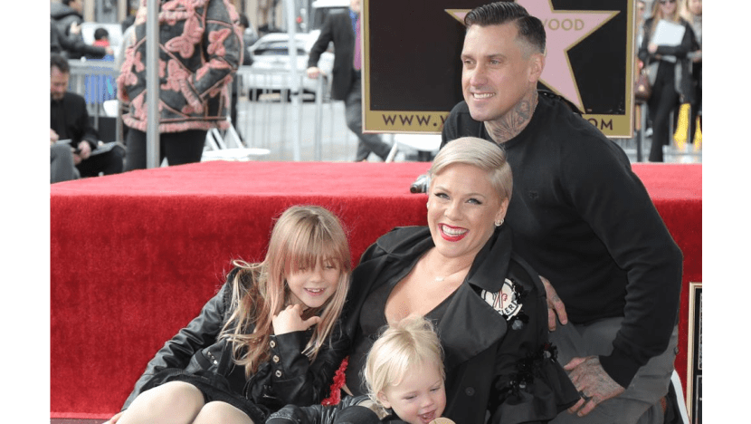 Pink thanks family as she receives Hollywood Walk of Fame star Pink thanks family as she receives Hollywood Walk of Fame star