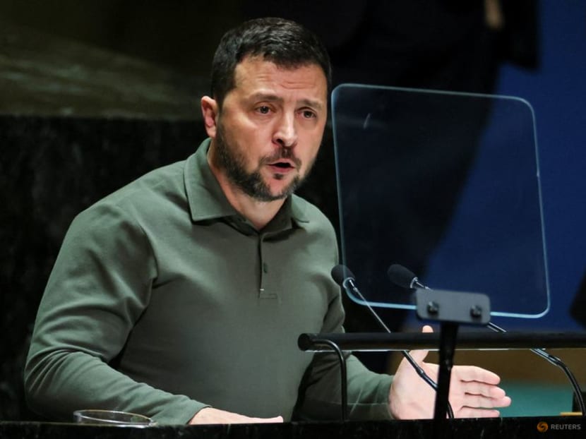 At UN, Zelenskiy tells Russia to stop war so world can fight climate, other crises At UN, Zelenskiy tells Russia to stop war so world can fight climate, other crises