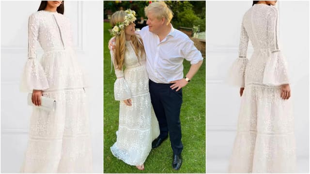 英国首相娶小23岁嫩妻　84元租用的婚纱出自这个品牌！