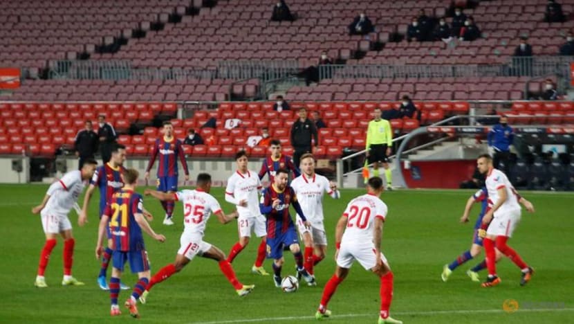 Football: Barca reach Copa final with epic comeback win over Sevilla Football: Barca reach Copa final with epic comeback win over Sevilla