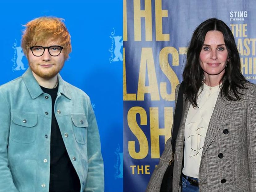 Ed Sheeran, Courteney Cox recreate Ross and Monica’s Friends dance routine Ed Sheeran, Courteney Cox recreate Ross and Monica’s Friends dance routine
