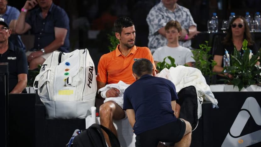 Djokovic lost sleep to deal with hamstring problem Djokovic lost sleep to deal with hamstring problem