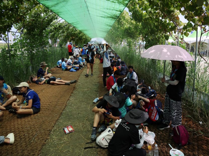 After heat, typhoon threatens misery for South Korea scout jamboree TODAY