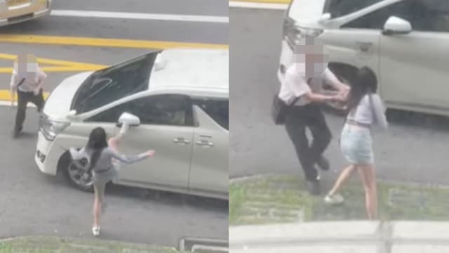 女子和德士司机疑起争执爆冲突 警方展开调查