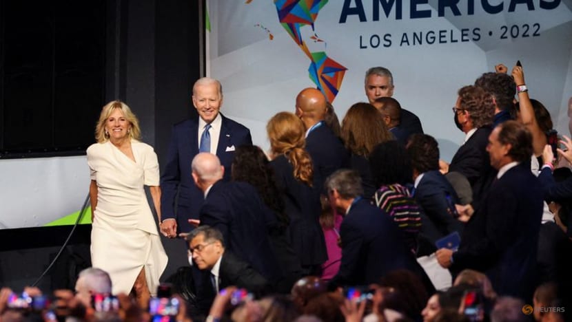 Biden pitches economic partnership at Americas summit riven by division Biden pitches economic partnership at Americas summit riven by division