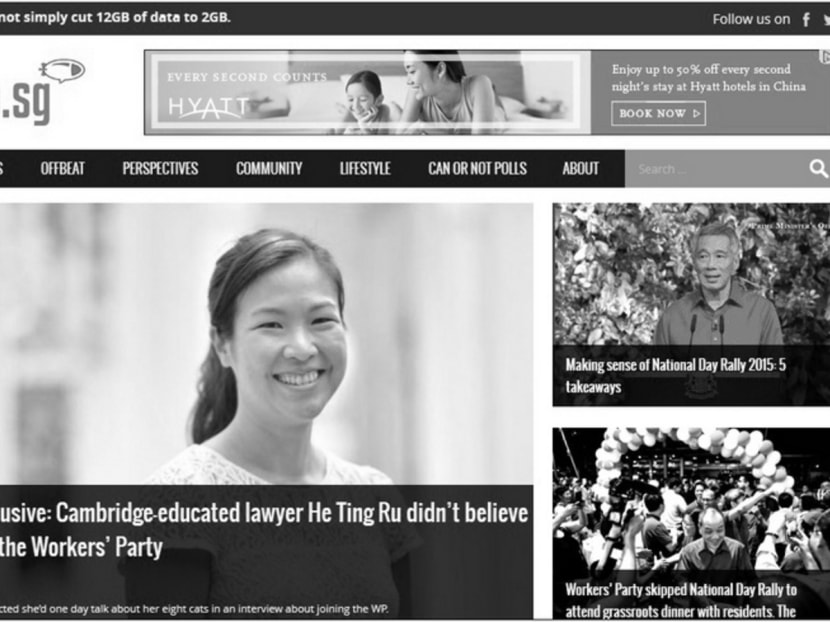 Mothership.sg is among a handful of new and influential websites that are politically in the centre.
