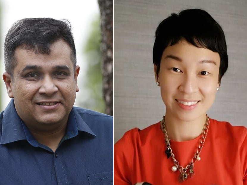 Mr Ravi Philemon (left) and Ms Michelle Lee (right) submitted an application to register Red Dot United as a political party to the Registry of Societies. Mr Ravi Philemon (left) and Ms Michelle Lee (right) submitted an application to register Red Dot United as a political party to the Registry of Societies.