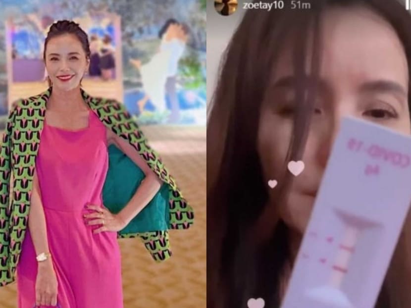 Zoe Tay tests positive for COVID-19, days after attending large gatherings Zoe Tay tests positive for COVID-19, days after attending large gatherings