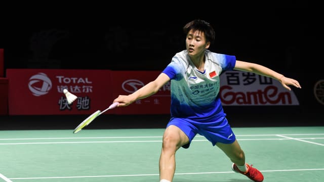中国羽毛球女将陈雨菲 退出新加坡羽毛球公开赛