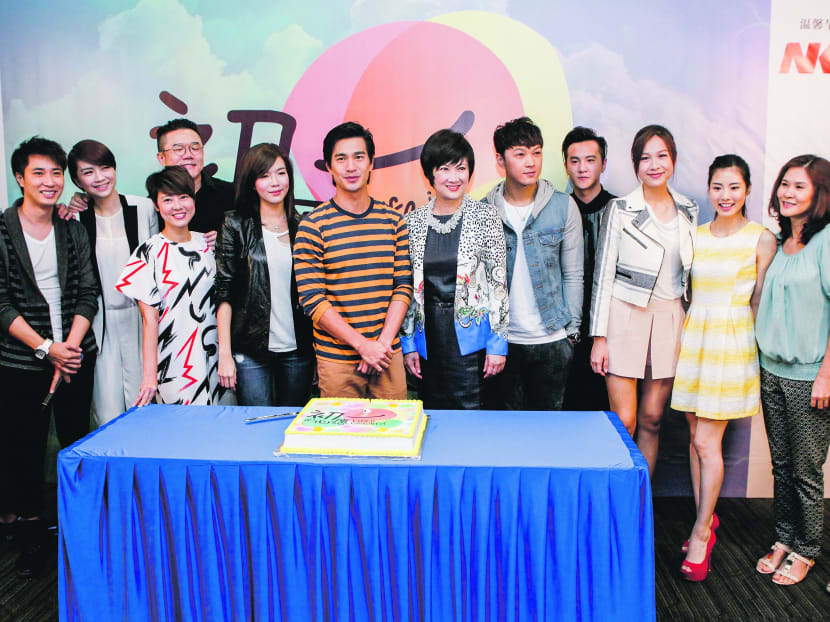 Upcoming Channel 8 drama series "Life is beautiful" lensing ceremony. Photo: Jason Ho