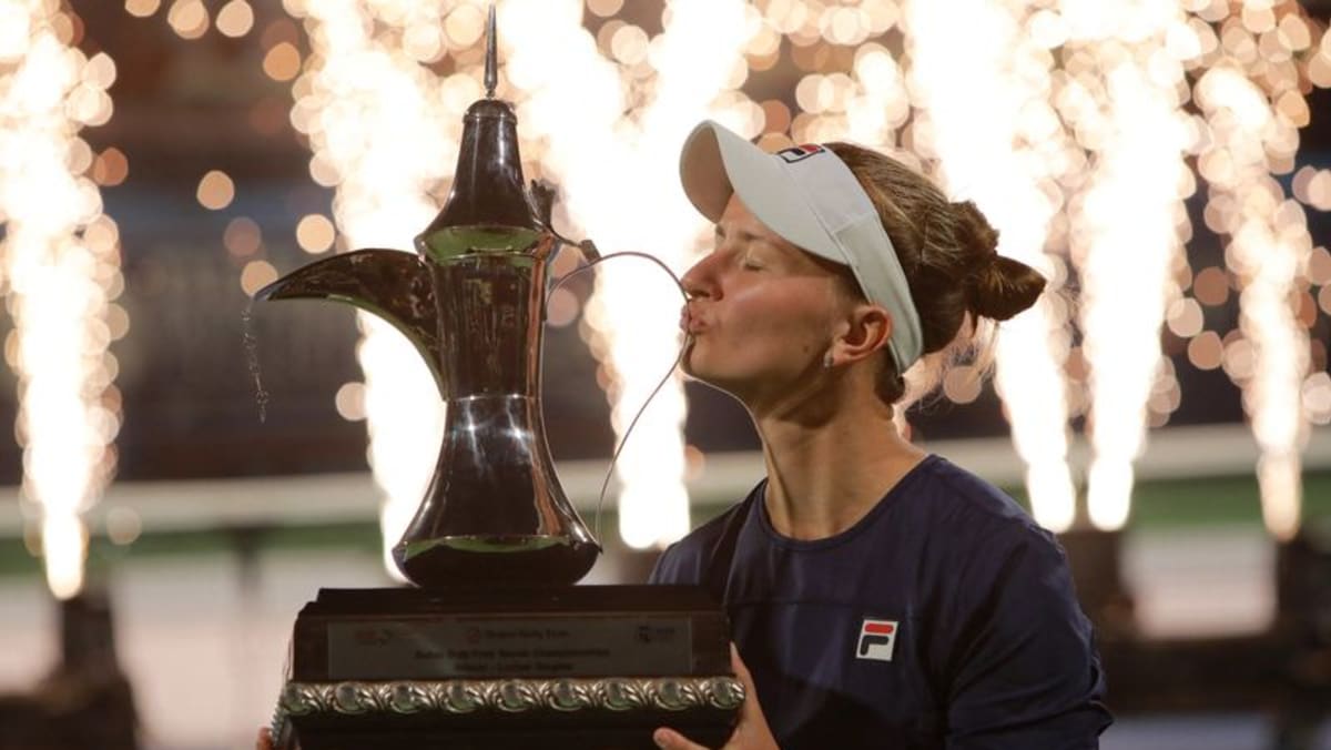 Krejcikova eyes return to singles big-league after Dubai win