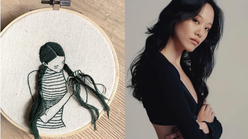 sheena liam malaysian model embroidery artist 0