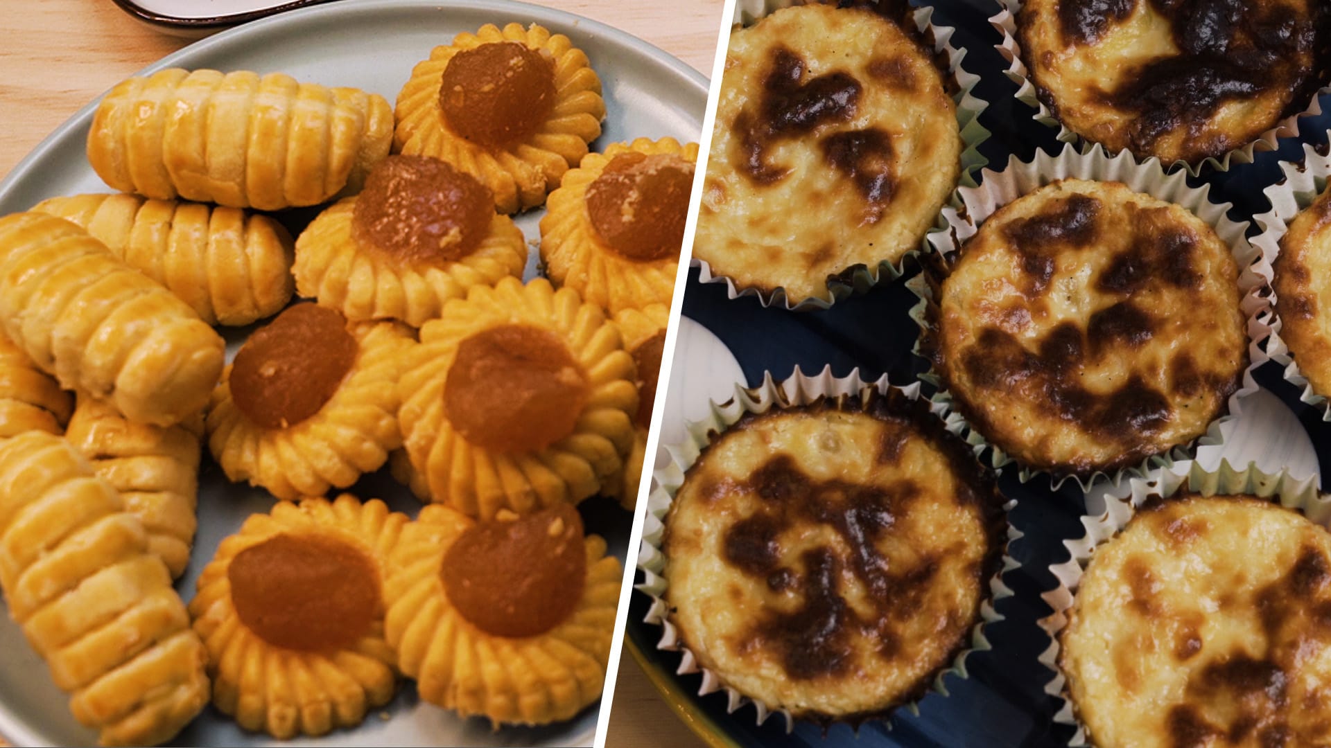 Use Leftover Pineapple Tarts & Bak Kwa To Make Fusion Mini Burnt Cheesecakes