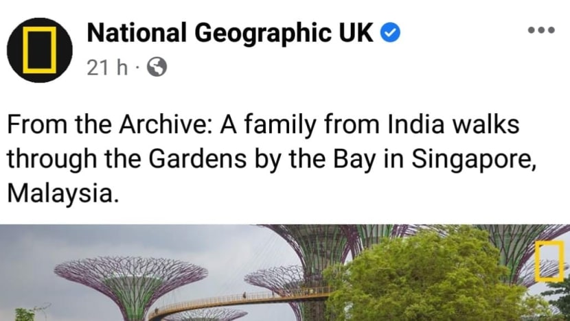 Kesilapan kapsyen 'Singapura, Malaysia' Nat Geo UK cetus pelbagai reaksi warganet