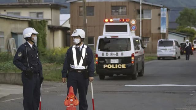 日本中野市持刀枪伤人嫌凶 因“受害者说他的坏话”杀人