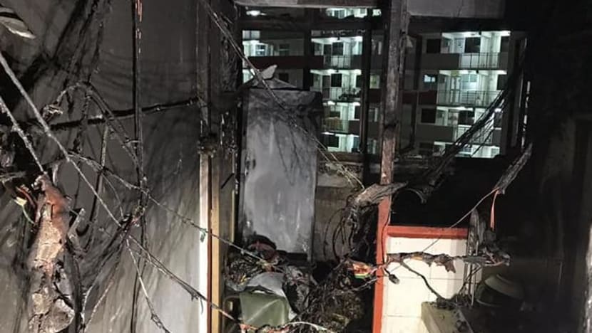 About 50 people evacuated after e-bike catches fire in Toa Payoh HDB block