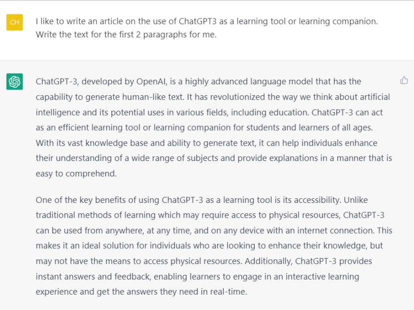 A screenshot of how the authors used ChatGPT as a writing aid for this commentary. A screenshot of how the authors used ChatGPT as a writing aid for this commentary.
