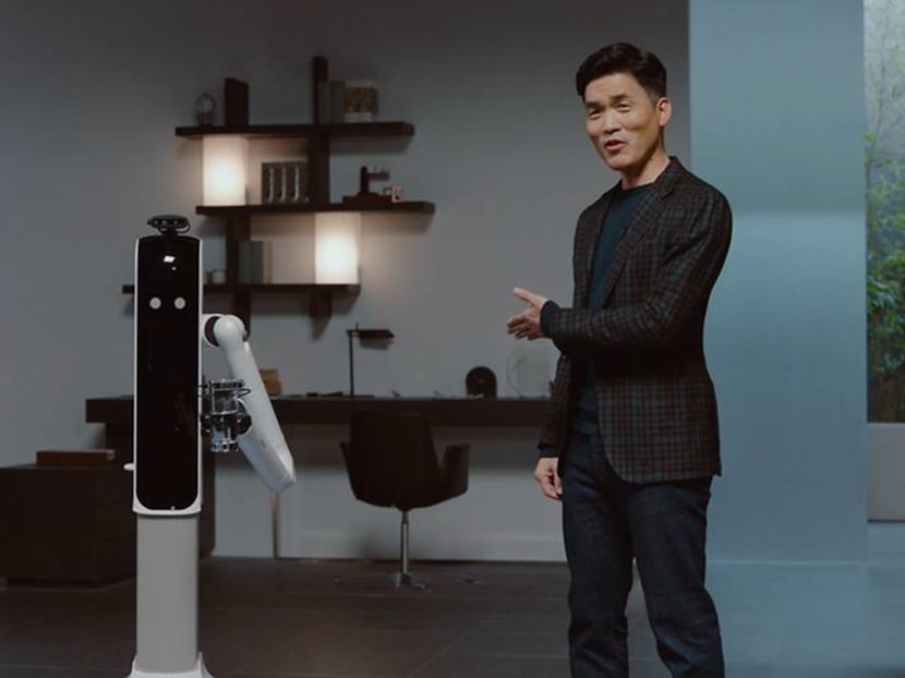 Samsung's new home robots can clean the house and pour you a glass of wine Samsung's new home robots can clean the house and pour you a glass of wine
