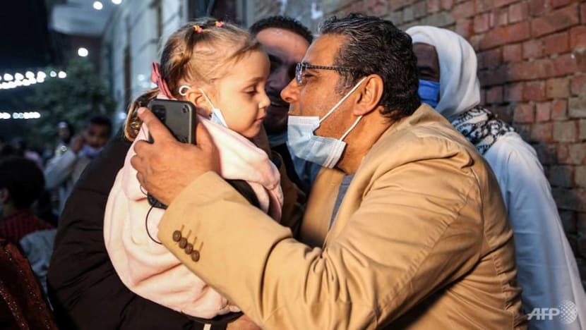 Freed Egyptian Al Jazeera journalist returns home after 4 years in prison Freed Egyptian Al Jazeera journalist returns home after 4 years in prison