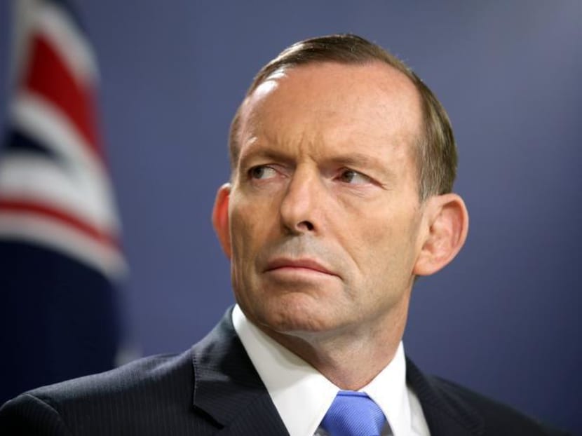 Australian Prime Minister Tony Abbott (pictured here) has said that children as well as adults who break terrorism laws face prosecution. AP file photo