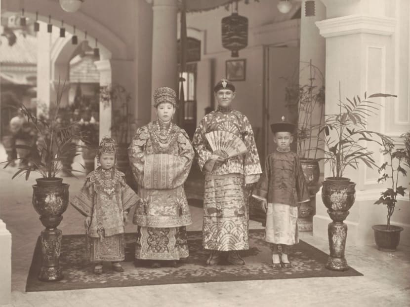 A Baba/Nonya wedding in 1930. A Baba/Nonya wedding in 1930.