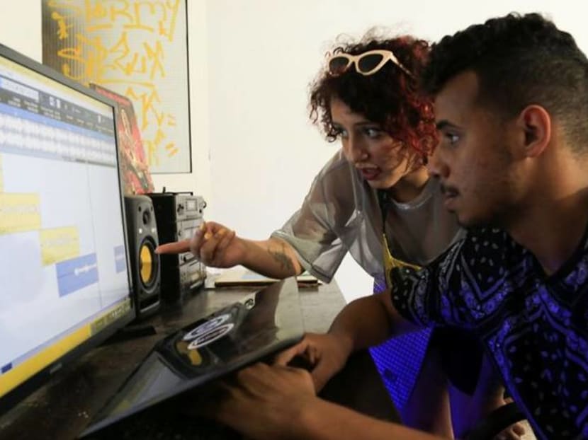 Moroccan women break through in rap scene dominated by men Moroccan women break through in rap scene dominated by men