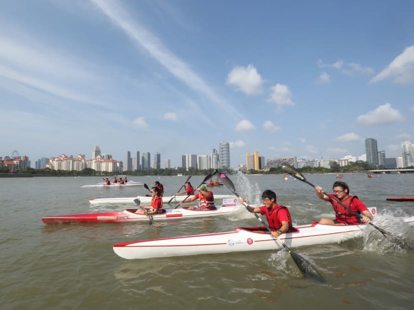 Singapore’s kayakers are targeting more than two gold medals at this year’s SEA Games. Photo: Ernest Chua