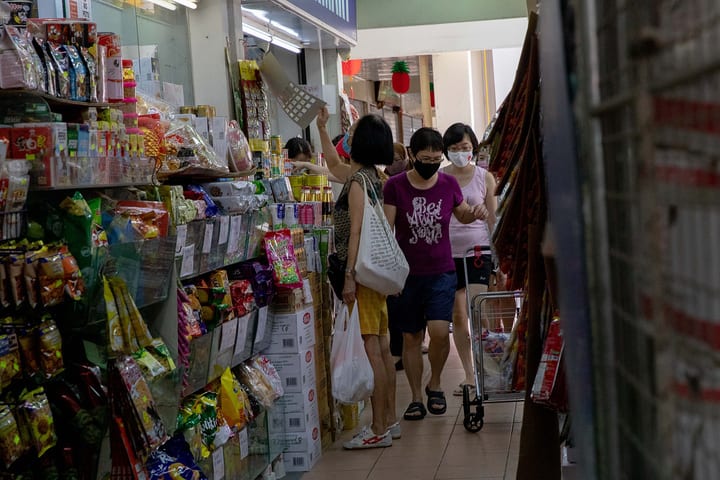 Shops in the heartlands are facing greater competition given the rise of online shopping. Shops in the heartlands are facing greater competition given the rise of online shopping.