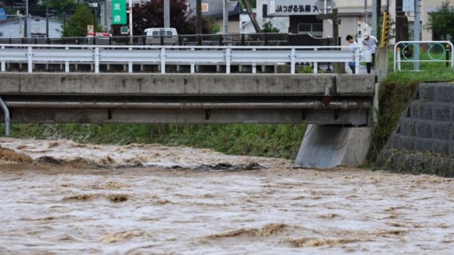 日本北部遭豪雨侵袭 青森和秋天县降雨量创纪录