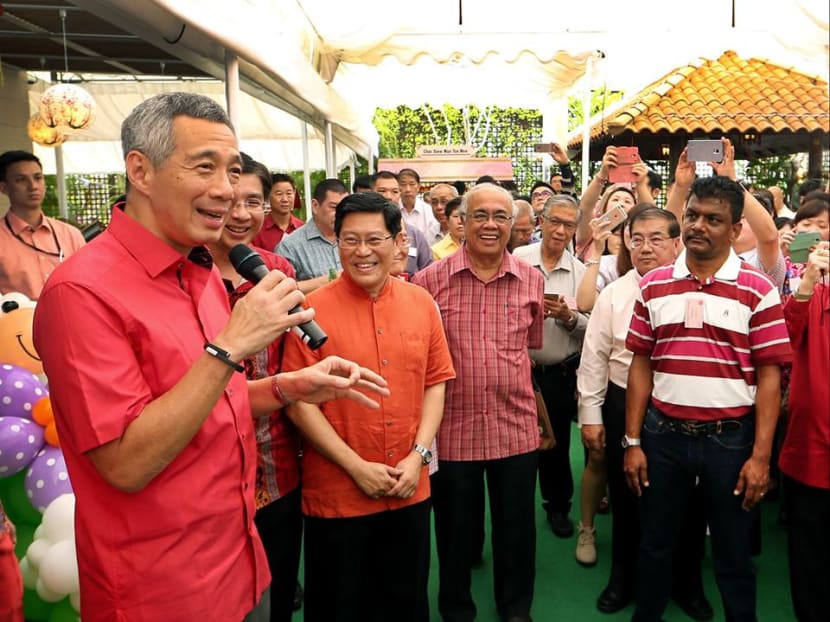 Guest of honour, Prime Minister Mr. Lee Hsien Loong at Teck Ghee National Day Celebration Dinner 2014 which was on 03 August 2014. Photo. Ernest Chua.