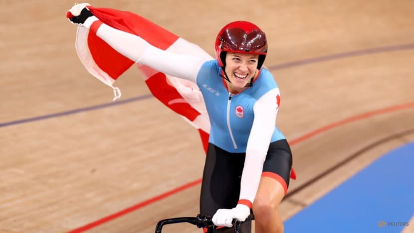 Olympics-Cycling-Canada's Mitchell cruises to women's sprint gold Olympics-Cycling-Canada's Mitchell cruises to women's sprint gold