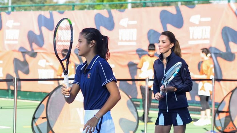 British royal Kate meets new queen of tennis Raducanu British royal Kate meets new queen of tennis Raducanu